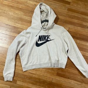 XL cropped Nike hoodie.